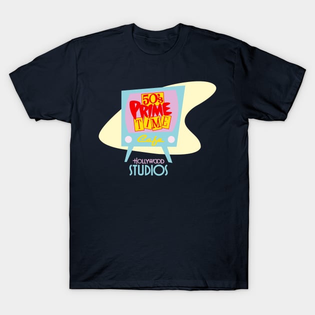 50's Prime Time Cafe T-Shirt by Lunamis